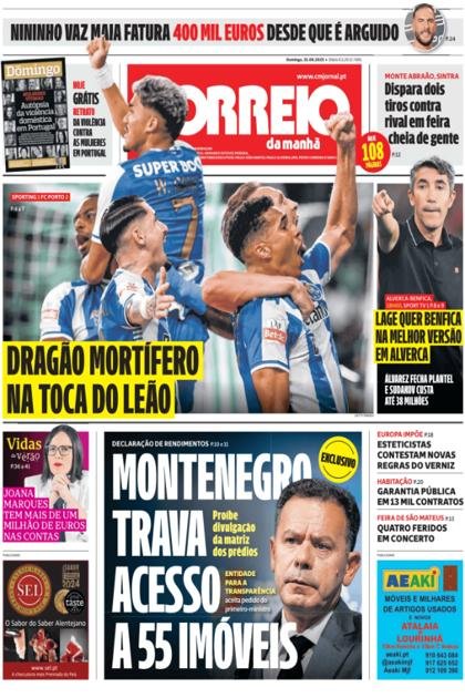 Correio da Manhã – 31/08/2025
