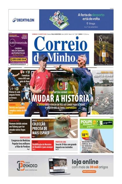 Correio do Minho – 31/08/2025