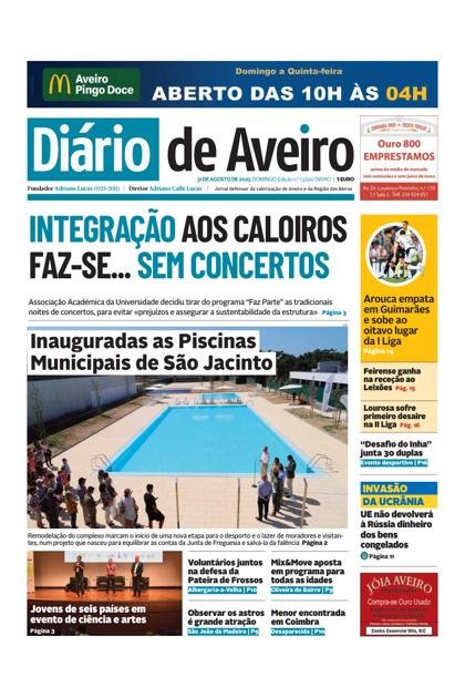 Diário de Aveiro – 31/08/2025