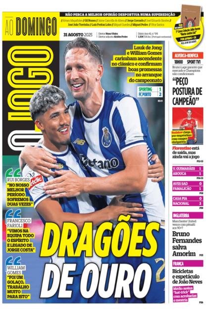 O Jogo – 31/08/2025