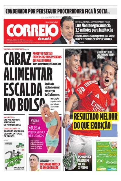 Correio da Manhã – 1/09/2025