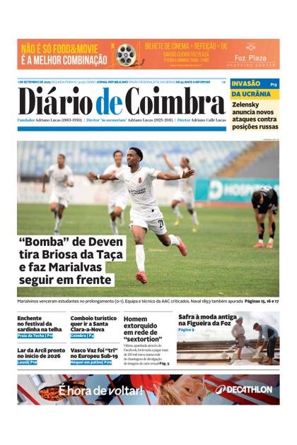 Diário de Coimbra – 1/09/2025