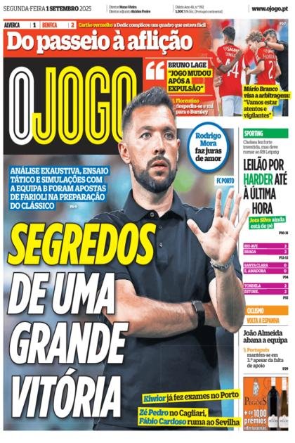 O Jogo – 1/09/2025