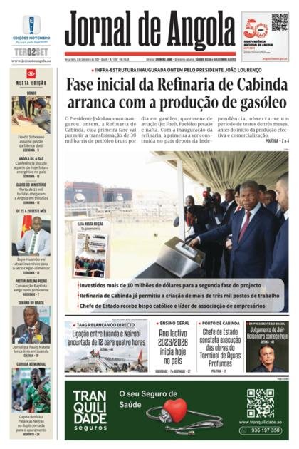 Jornal de Angola – 2/09/2025
