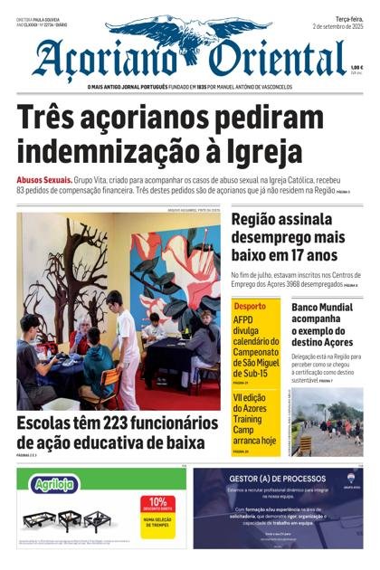 Açoriano Oriental – 2/09/2025