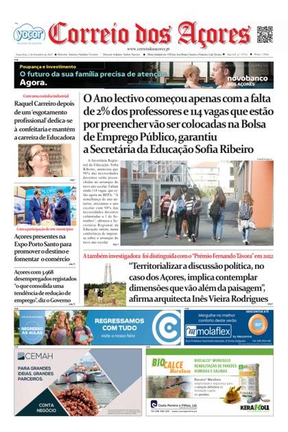 Correio dos Açores – 2/09/2025