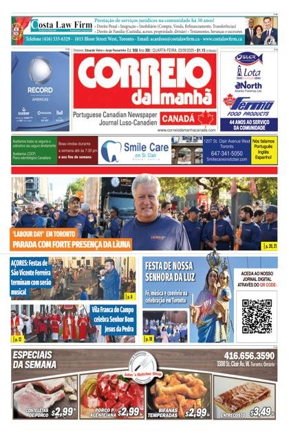 Correio da Manhã Canadá – 3/09/2025
