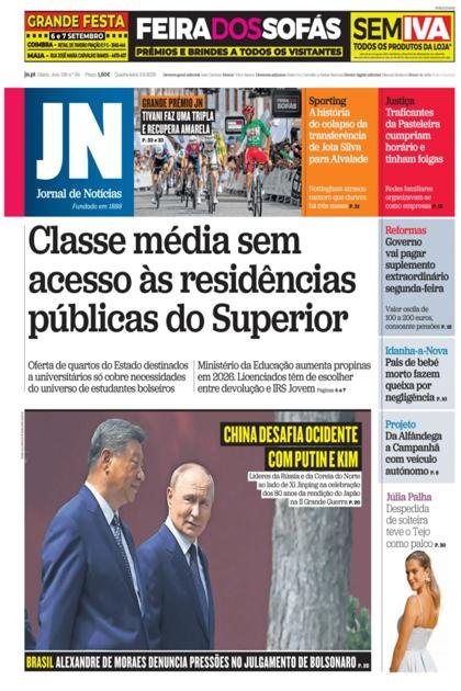 Jornal de Notícias – 3/09/2025