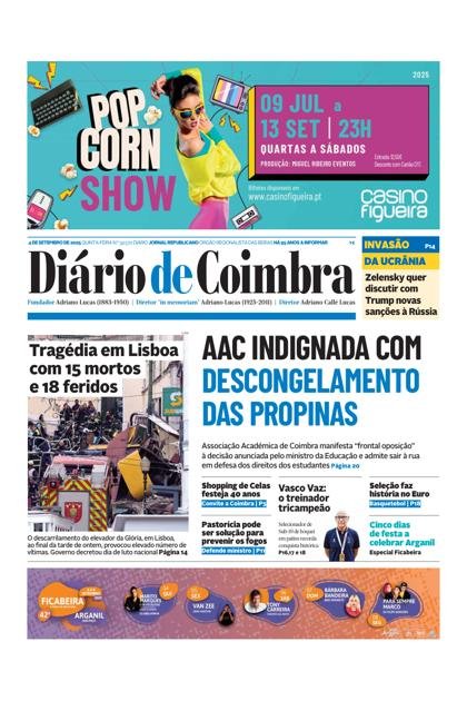 Diário de Coimbra – 4/09/2025