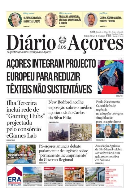 Diário dos Açores – 4/09/2025