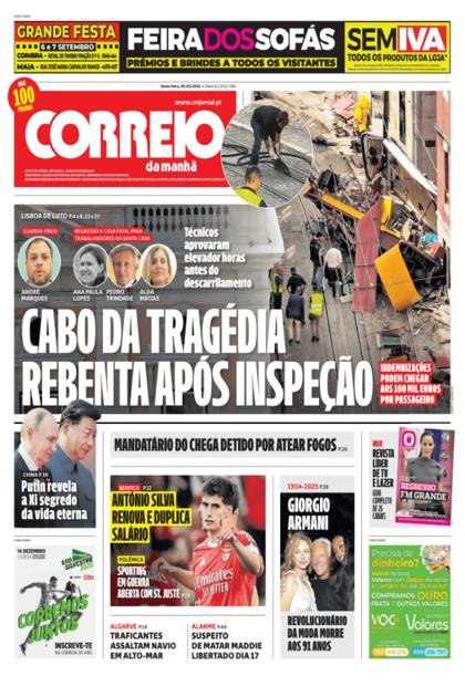 Correio da Manhã – 5/09/2025