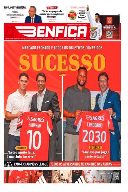 O Benfica – 5/09/2025