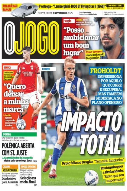 O Jogo – 5/09/2025