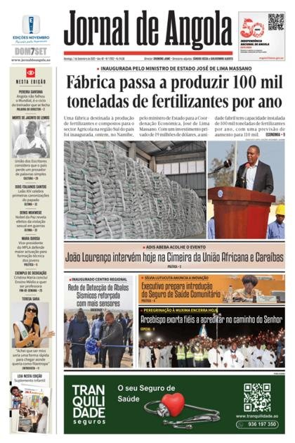 Jornal de Angola – 7/09/2025