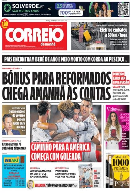 Correio da Manhã – 7/09/2025