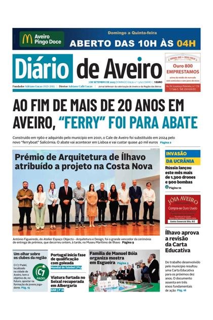 Diário de Aveiro – 7/09/2025