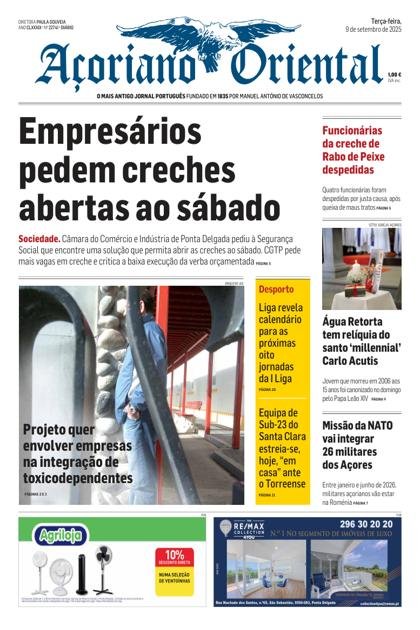 Açoriano Oriental – 9/09/2025