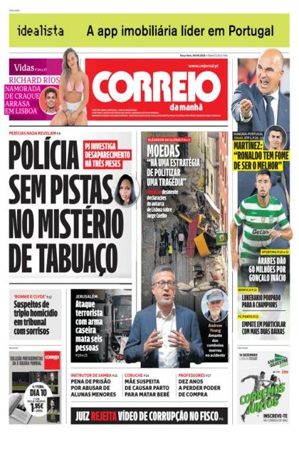 Correio da Manhã – 9/09/2025