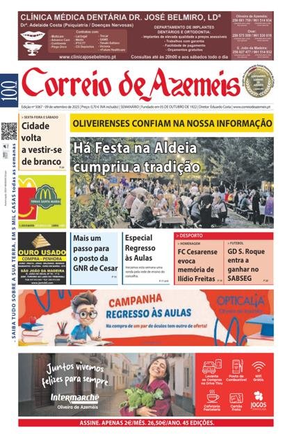Correio de Azeméis – 9/09/2025