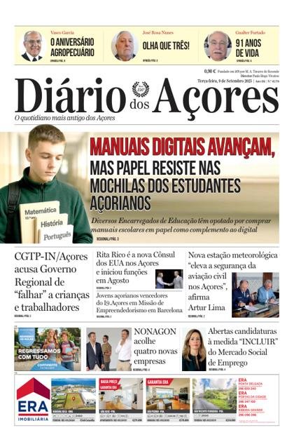 Diário dos Açores – 9/09/2025
