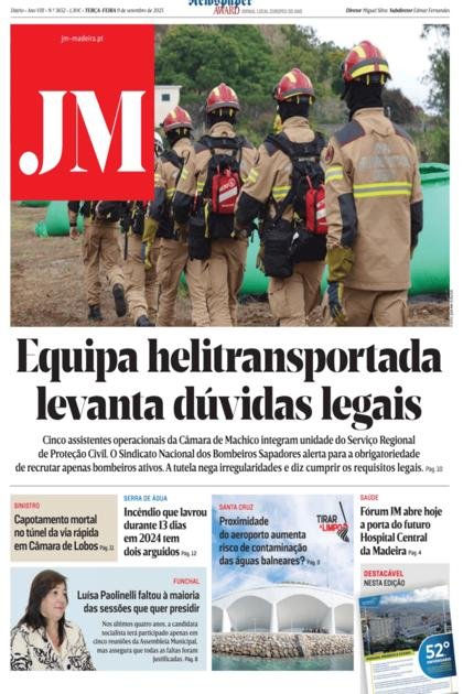 Jornal da Madeira – 9/09/2025