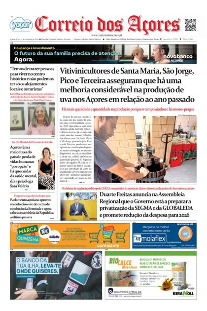 Correio dos Açores – 10/09/2025