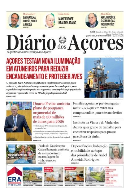 Diário dos Açores – 10/09/2025