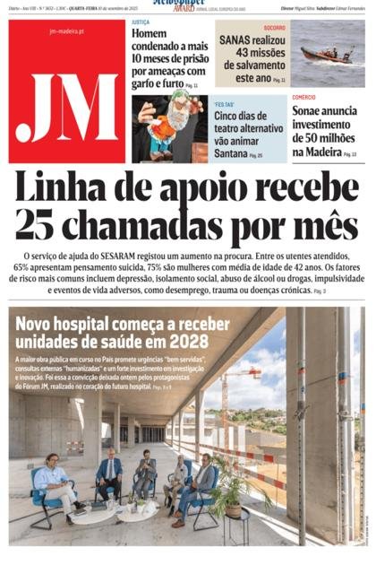 Jornal da Madeira – 10/09/2025