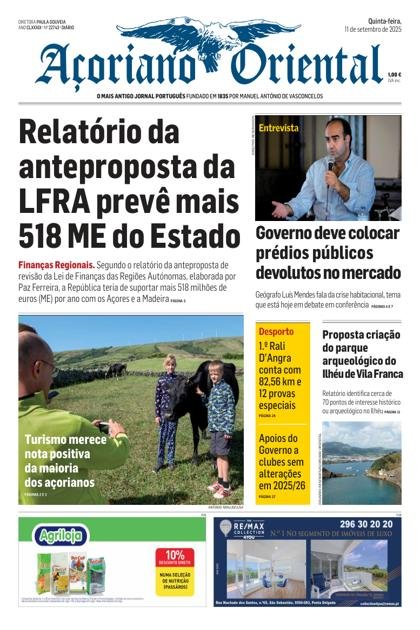 Açoriano Oriental – 11/09/2025