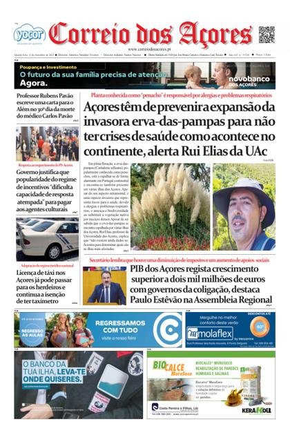 Correio dos Açores – 11/09/2025