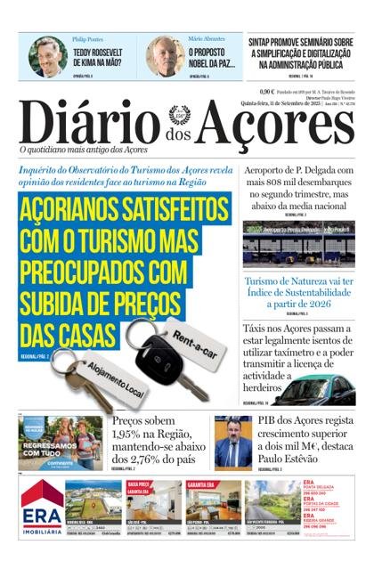 Diário dos Açores – 11/09/2025