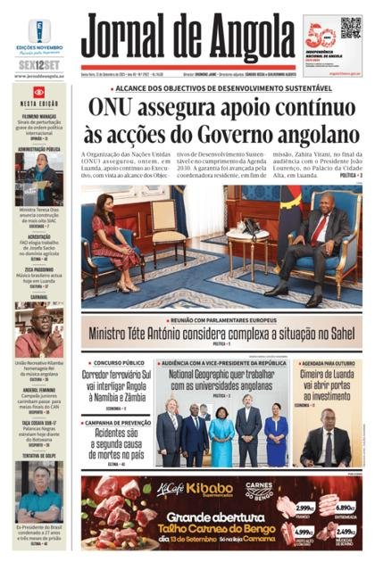 Jornal de Angola – 12/09/2025