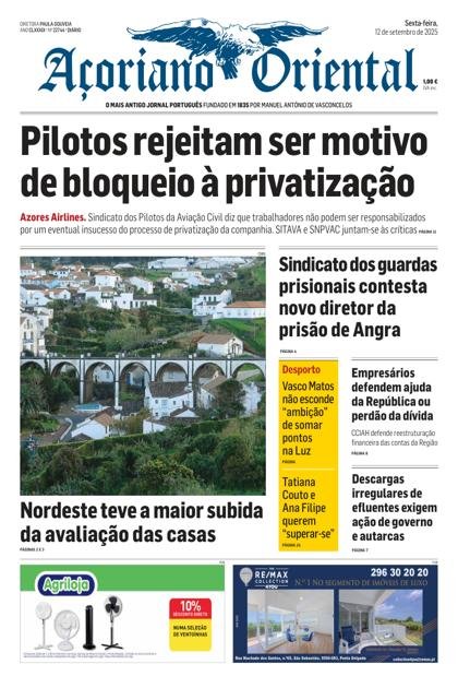 Açoriano Oriental – 12/09/2025