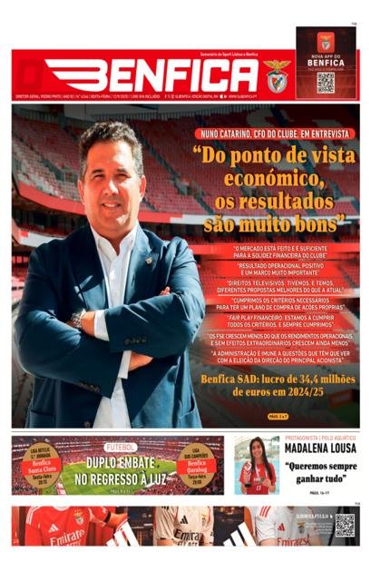 O Benfica – 12/09/2025