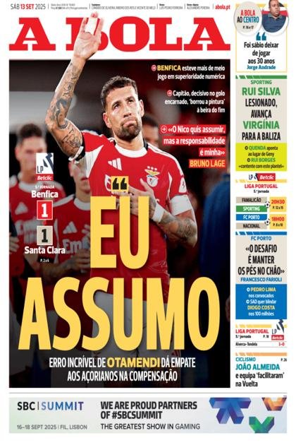 A Bola – 13/09/2025