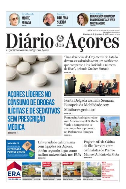 Diário dos Açores – 14/09/2025