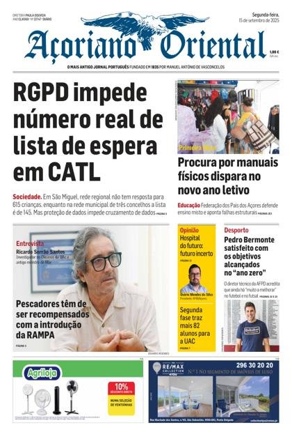 Açoriano Oriental – 15/09/2025