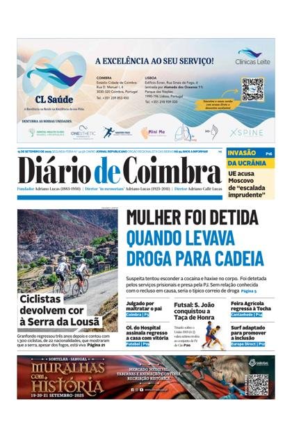 Diário de Coimbra – 15/09/2025