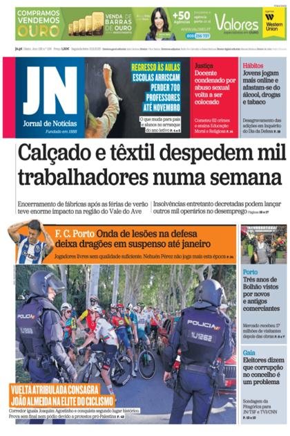 Jornal de Notícias – 15/09/2025