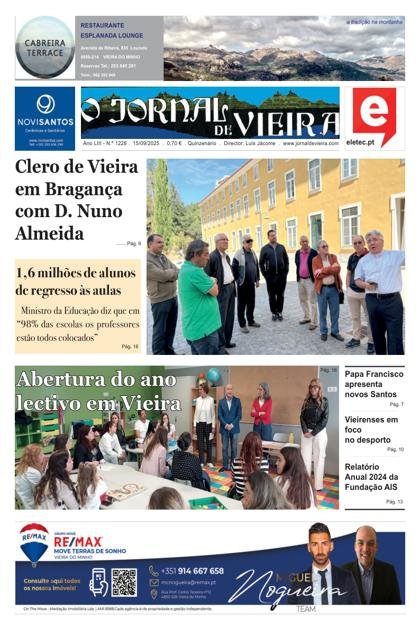 O Jornal de Vieira – 15/09/2025
