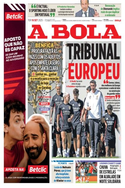 A Bola – 16/09/2025