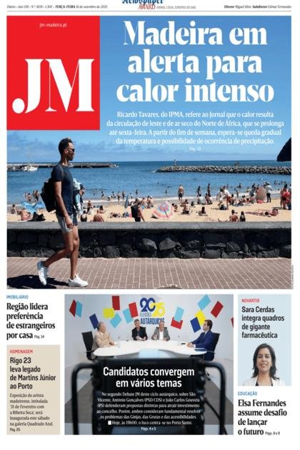 Jornal da Madeira – 16/09/2025