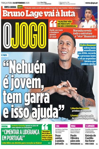 O Jogo – 16/09/2025