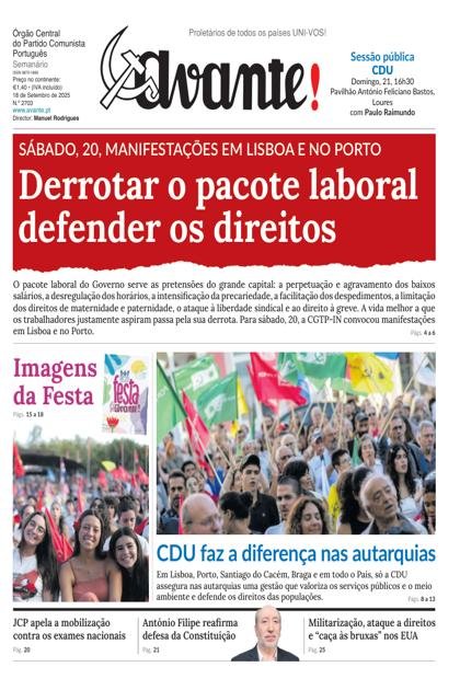 Avante! – 18/09/2025