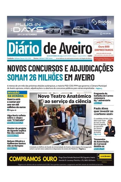Diário de Aveiro – 18/09/2025