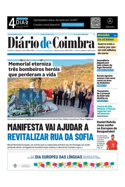 Diário de Coimbra – 18/09/2025