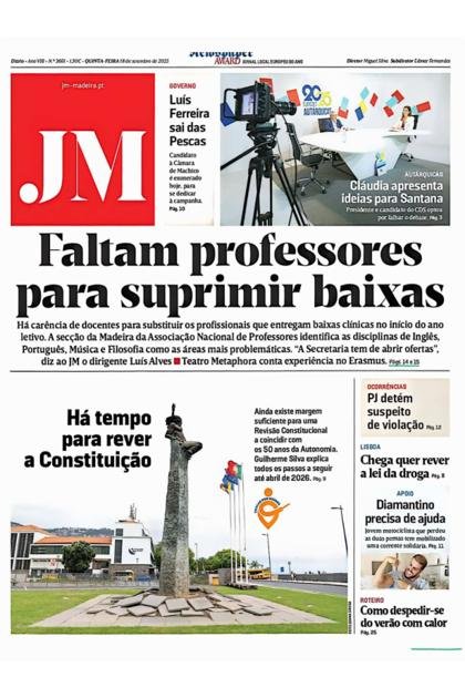 Jornal da Madeira – 18/09/2025
