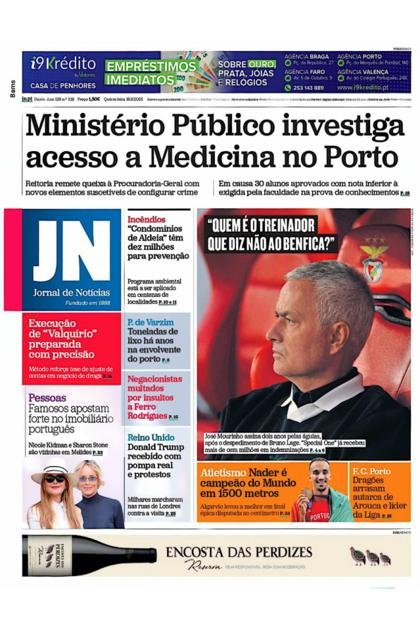 Jornal de Notícias – 18/09/2025
