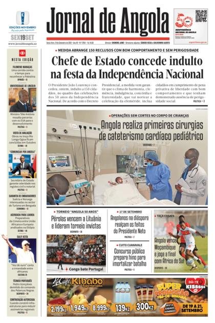 Jornal de Angola – 19/09/2025