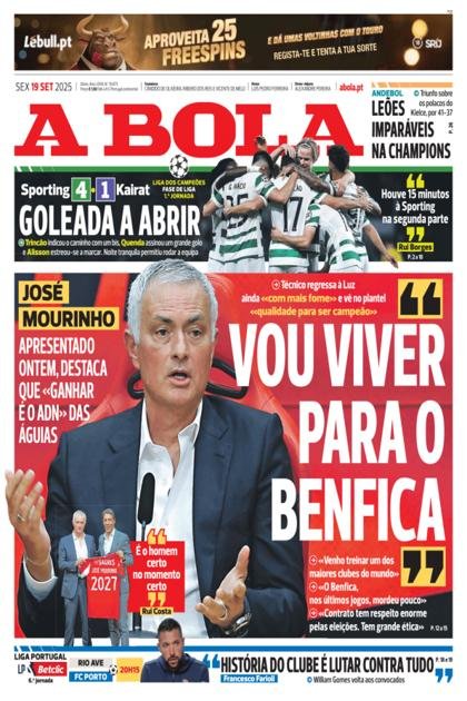 A Bola – 19/09/2025
